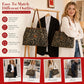 🎁2026 New Arrivals💥Last Day Sale 50% Off💥Large Capacity Tote Bag with Leopard Print