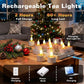 🖤🔥 Black Friday Sale - 60%  Rabatt🎄✨ Rechargeable Flameless LED Tea Light Candles 🕯️💖