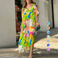 🎉Buy 2 Get 10%off🎉Casual dress with painted print(7 Colors)
