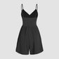 ☀️Summer Essential-Limited Time Low Price💕Women's Casual Adjustable Plain Backless Wrap Cami Romper