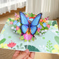 💟Mother's Day Sale🦋 Vibrant 3D  Butterfly & Daisy Pop-Up Greeting Card