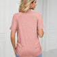 💕Hot Promotion - Buy 3 Pay 2🌷V-Neck Solid Colour Loose Ladies Tops✨