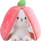 🐇Easter Promotion 49% OFF🍓Strawberry Bunny Transformed into Little Rabbit🎀Fruit Doll Plush Toy🐰