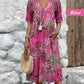 💕HOT SALE 50% OFF🚀Free Shipping🥰Safari Chic Leopard Dress