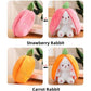 🐇Easter Promotion 49% OFF🍓Strawberry Bunny Transformed into Little Rabbit🎀Fruit Doll Plush Toy🐰