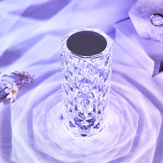 🔥Hot Sale 49% OFF💎16 Colours Rose Rays Crystal Diamond Table Lamp