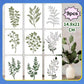 🌷✨Christmas Promotion🌿9 PCS Reusable Leaf Stencil for Painting