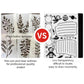 🌷✨Christmas Promotion🌿9 PCS Reusable Leaf Stencil for Painting