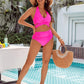 🔥Last Day Special Price £13.99!!💥👙Tummy Control Bathing Suits Modest High Waisted Bikini Sets