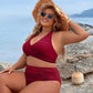 🔥Last Day Special Price £13.99!!💥👙Tummy Control Bathing Suits Modest High Waisted Bikini Sets