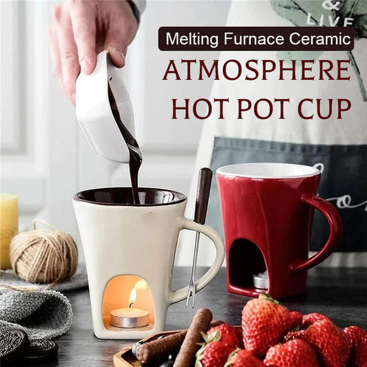 Hot sale 50% off🔥🔥🔥Ceramic Chocolate Fondue Mug🔥🔥🔥