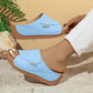 🔥2025 Hot Sale 50% OFF - Women's Casual Wedge Slide Sandals