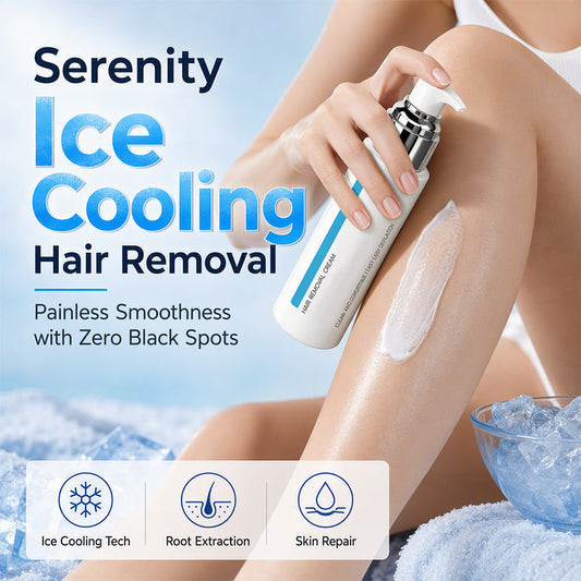 🎁BUY 1 GET 1 FREE SPECIAL PRICE ￡9.99!!✨Ice-Cooling Hair Removal Cream for Sensitive Skin