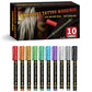 🎁🔥Last day sale 50% OFF🔥Cosmetic Grade Temporary Tattoo Markers for Skin, 10/15 Vibrant Colors Flexible Brush Tip Pens, Face Makeup Halloween, None Toxic, Office Stationery Writing Tool