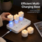 🖤🔥 Black Friday Sale - 60%  Rabatt🎄✨ Rechargeable Flameless LED Tea Light Candles 🕯️💖