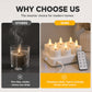 🖤🔥 Black Friday Sale - 60%  Rabatt🎄✨ Rechargeable Flameless LED Tea Light Candles 🕯️💖